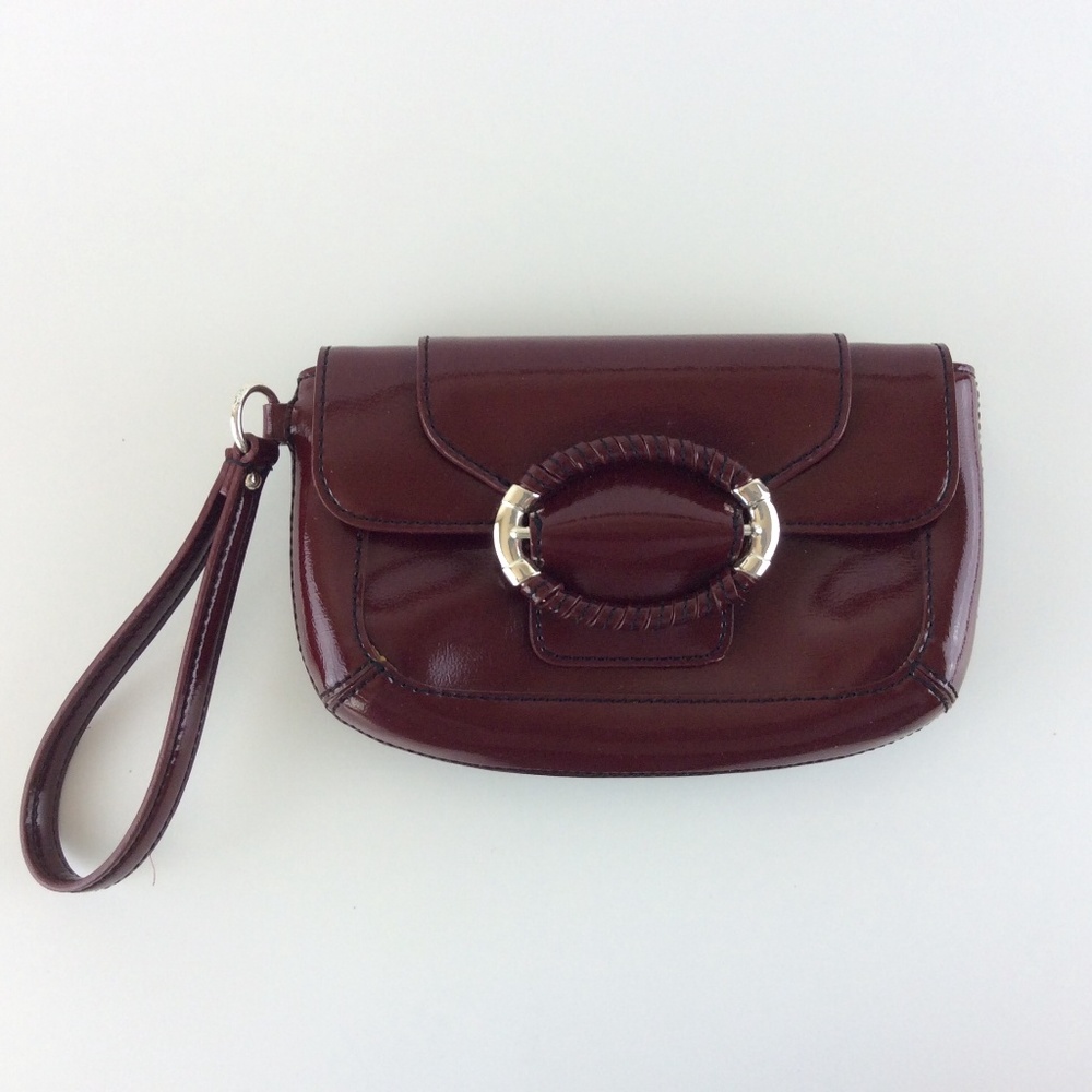 Ann Taylor Red Patent Leather wristlet NWOT